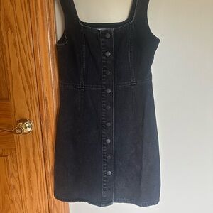 Urban Outfitters Black Denim Mini Dress